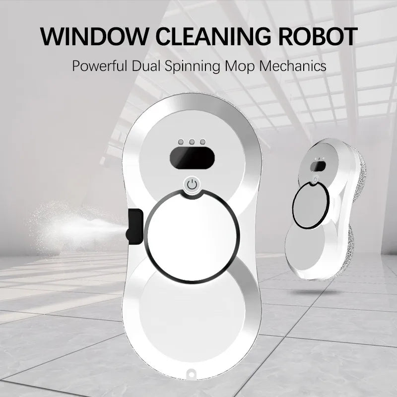 Water Spray Home Window Cleaning Robot With Tank Smart Windo
