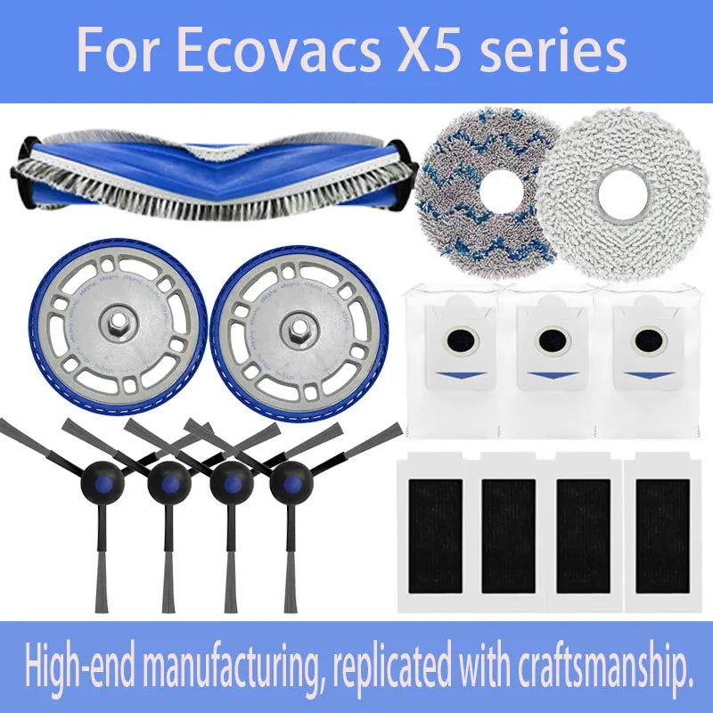 For Ecovacs DEEBOT X5 OMNI/X5 PRO OMNI Robot Vacuum Consumab