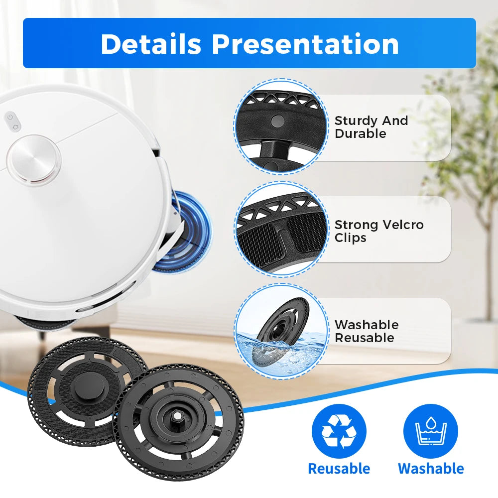 Mop Holder Mop Rag For Xiaomi Robot Vacuum Mop 5C OV42CN Mop