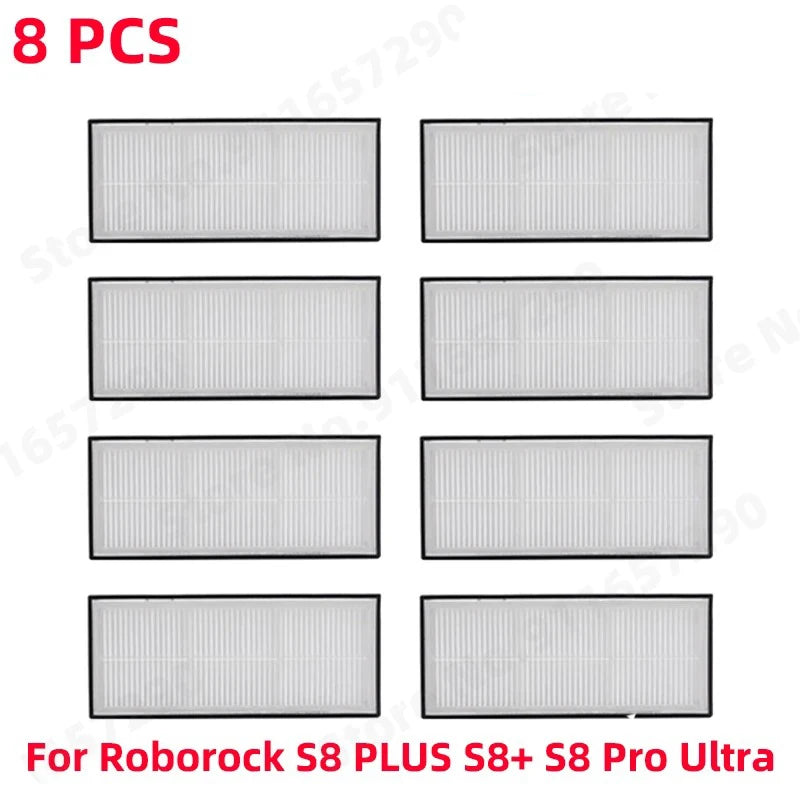 Roborock S8 PLUS S8+ S8 Pro Ultra G20 Robot Vacuum Main Side Brush Mop Hepa Filter Dust Bag Cleaning Rolling Brush Accessories