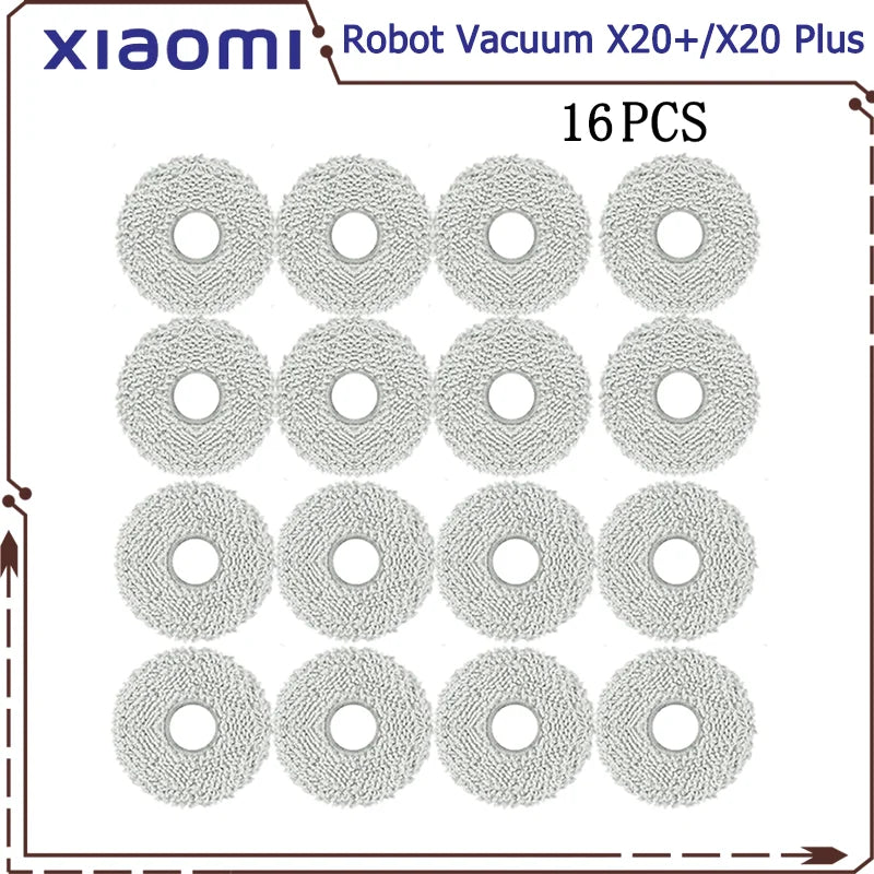 For Xiaomi Robot Vacuum X20 Plus Parts Accessories Main Side Brush Hepa Filter Mop Cloth Dust Bag Replacement