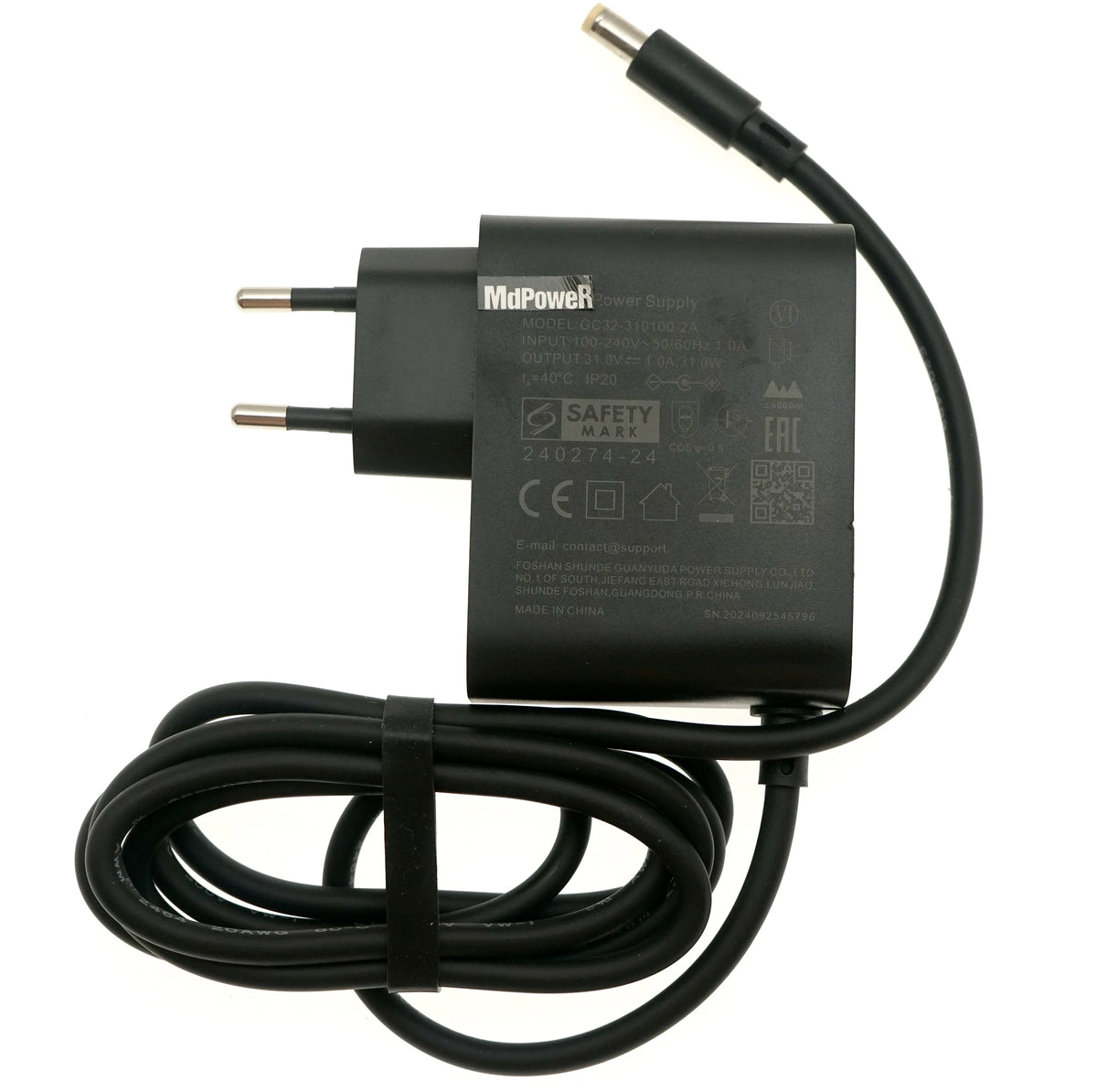 Original 31V 1A GC32-310100-2A For Xiaomi vacuum cleaner AC 