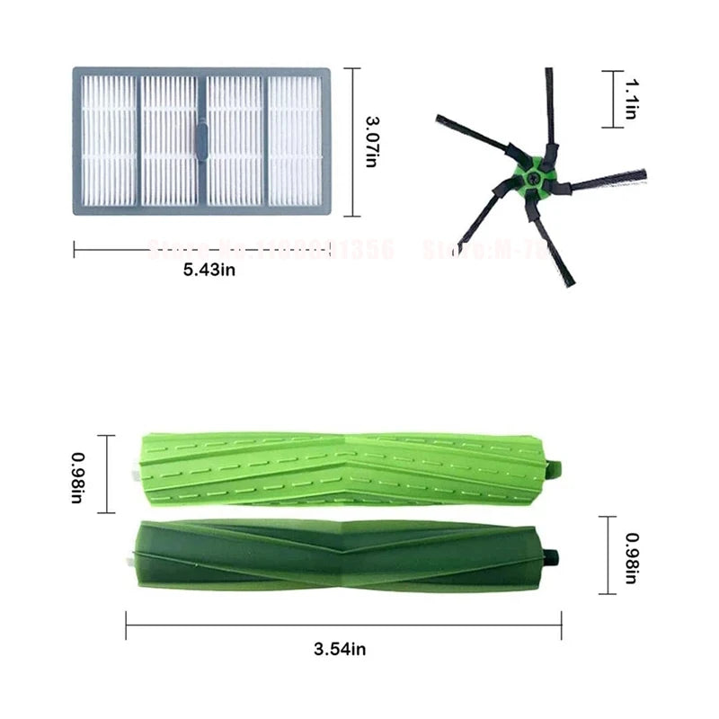 High Quality Main Roll Side Brush Dust Bag For IRobot Roomba