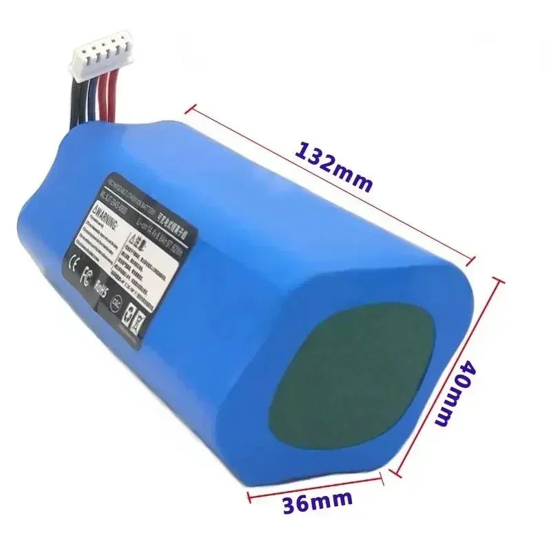 14.8V 12800mAh Original Battery for Ecovacs Deebot X1 Ozmo/T