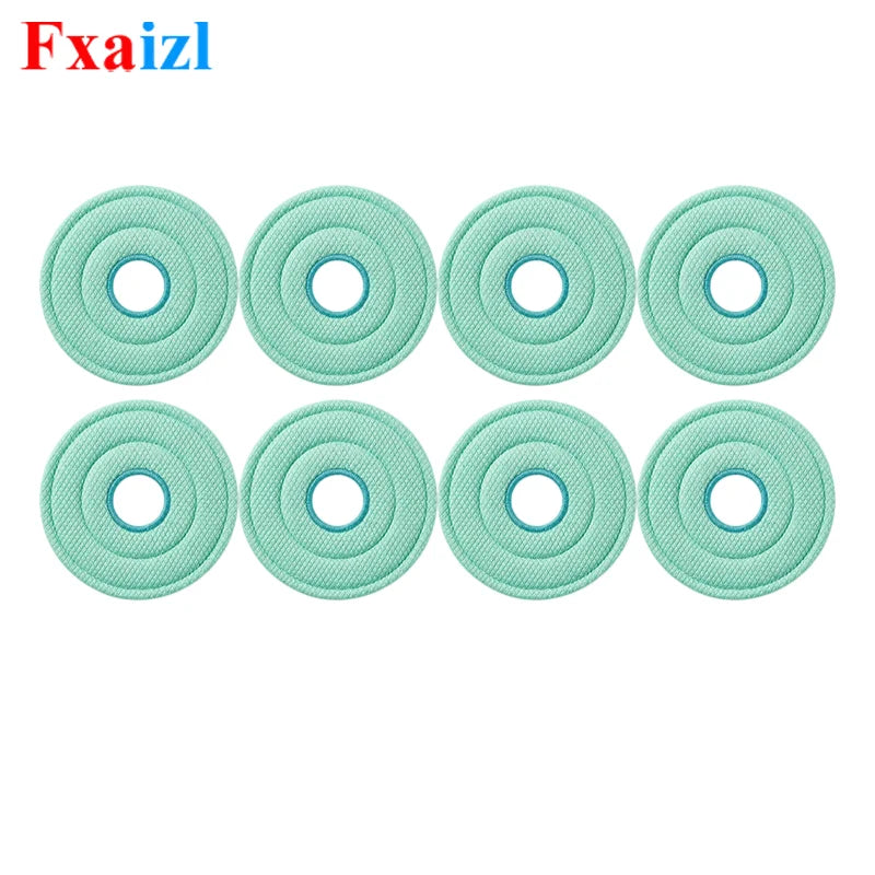 2/4/6/10/12PCS Fish Scale Microfiber Mop Cloth For Xiaomi B101CN X10+ S10+ Dreame S10 Pro L10S Ultra X10 /Omni Mop 2 C102CN