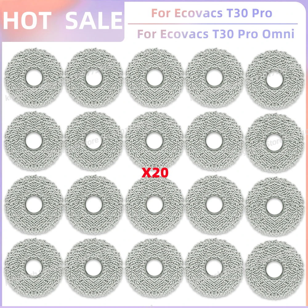 Fit For Ecovacs T30 Pro Omni / T30 OMNI Ecovacs T30e Pro YEEDI M12 ULTRA PLUS/M12 Pro+ Parts Brush Filter Bag Mop Cloth