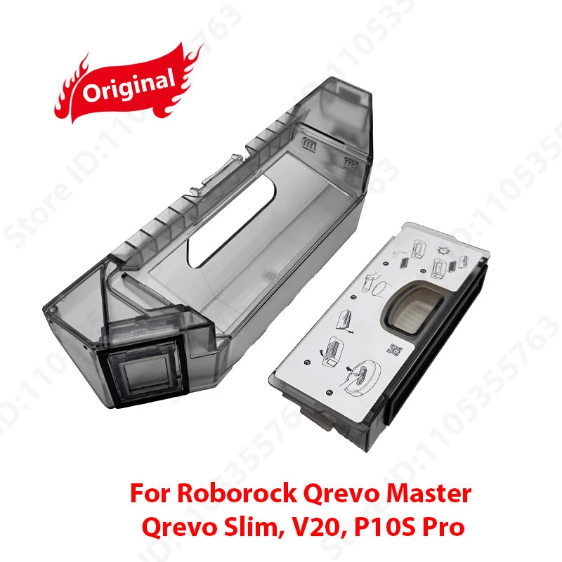 For Roborock Qrevo Master Qrevo Slim V20 P10S Pro Robot Vacuum Cleaner Trash Box