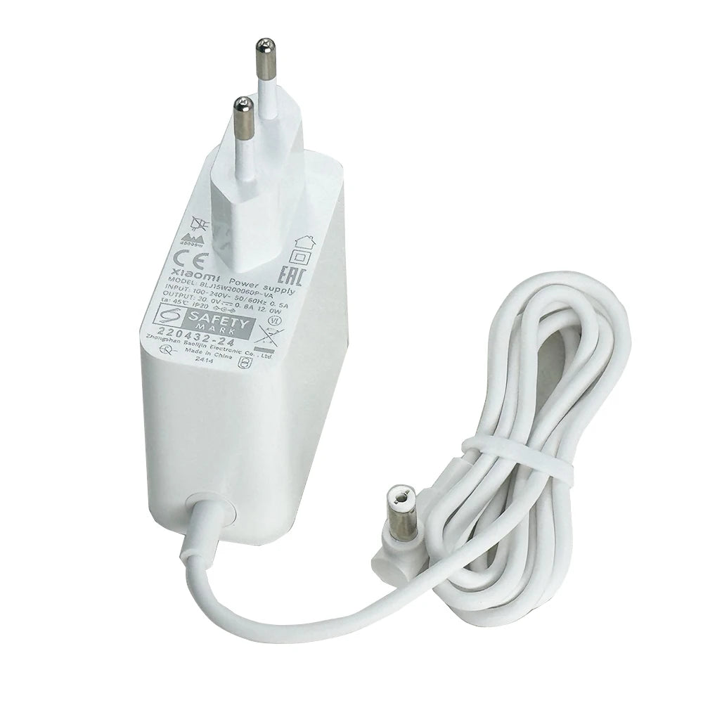 EU Power Supply for Xiaomi Robot Vacuum E10 E10C E12 B112 E5