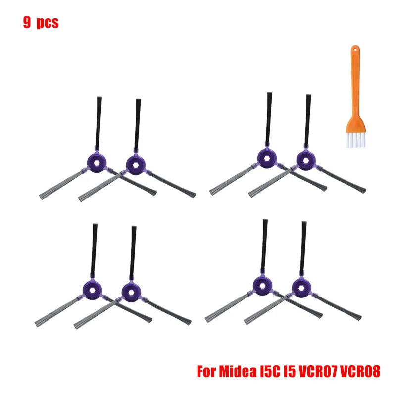 For Midea I5 I5C VCR07 VCR08 Robot Vacuum Cleaner Midea I5C Spare Parts Roller Brush Mop Bracket Dust Box Water Tank Accessories