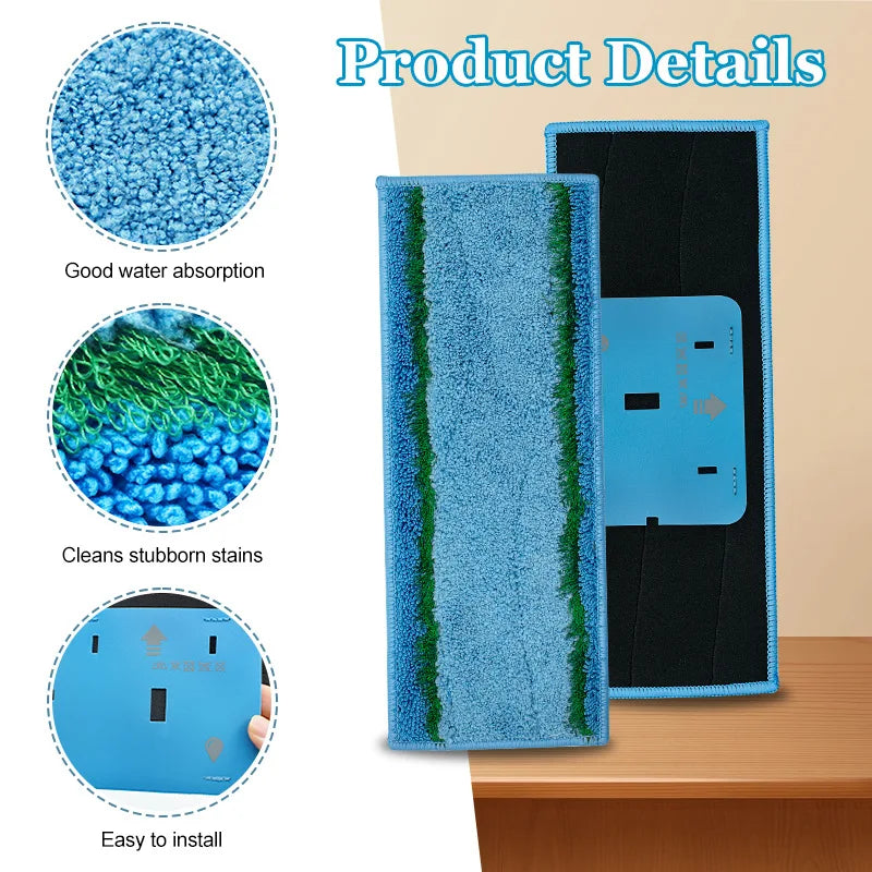 Detachable Mop Pads for IRobot Braava Jet M6 Series Robot Up