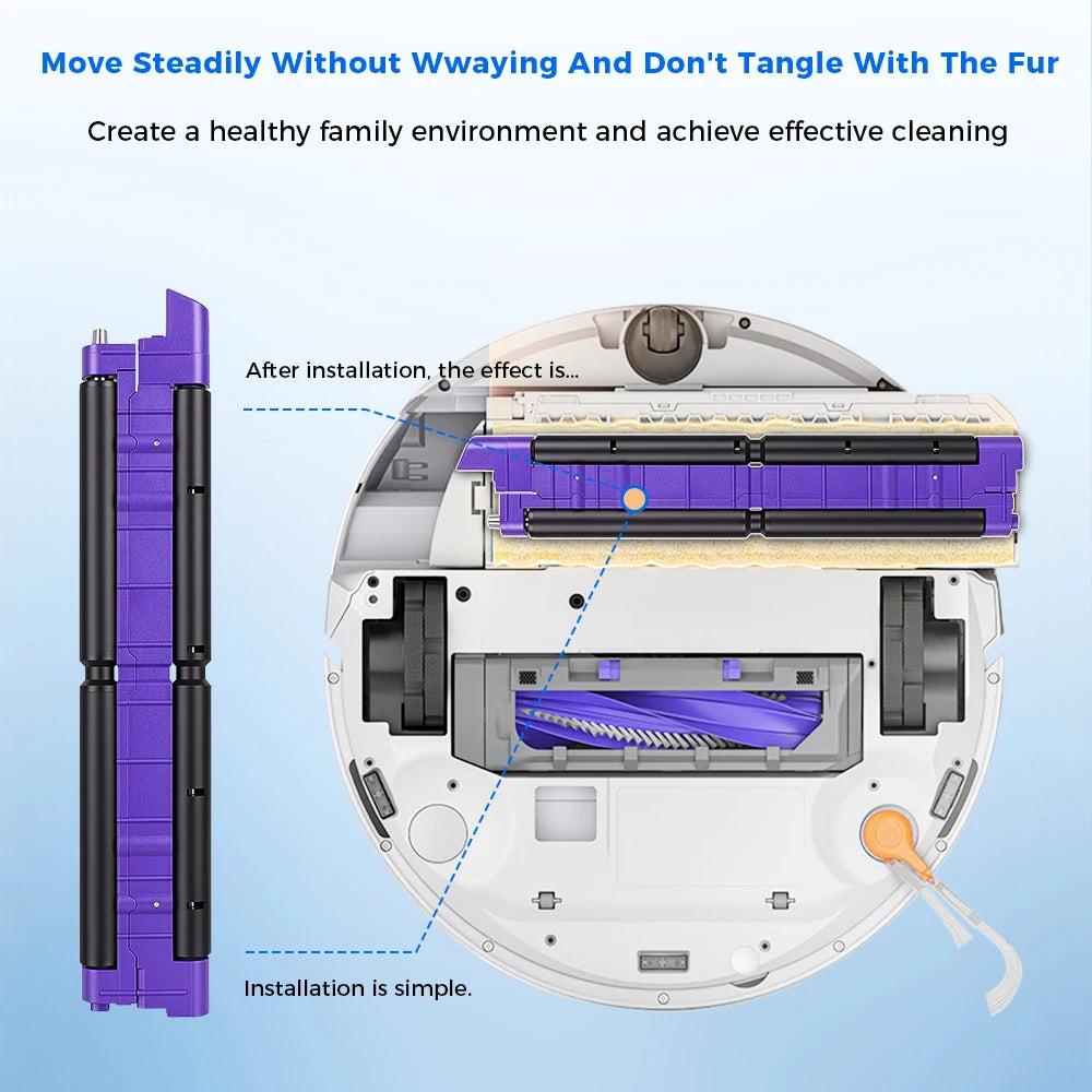 For Narwal Flow For Narwal J6 Robot Vacuum and Mop Track Mop