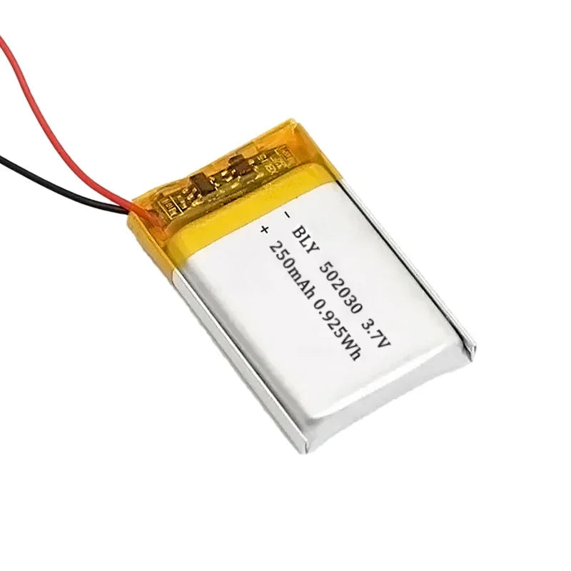 502030 Battery 3.7V 250mAh Lipo Polymer Rechargeable Li-ion 