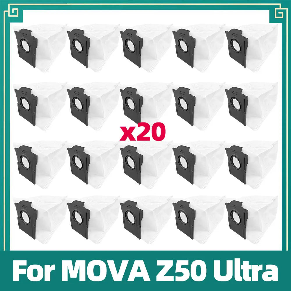 Fit For Mova Z50 Ultra Robot Vacuum Replacement Kits Main Side Brush HEPA Filter Dust Bag Accessories Parts