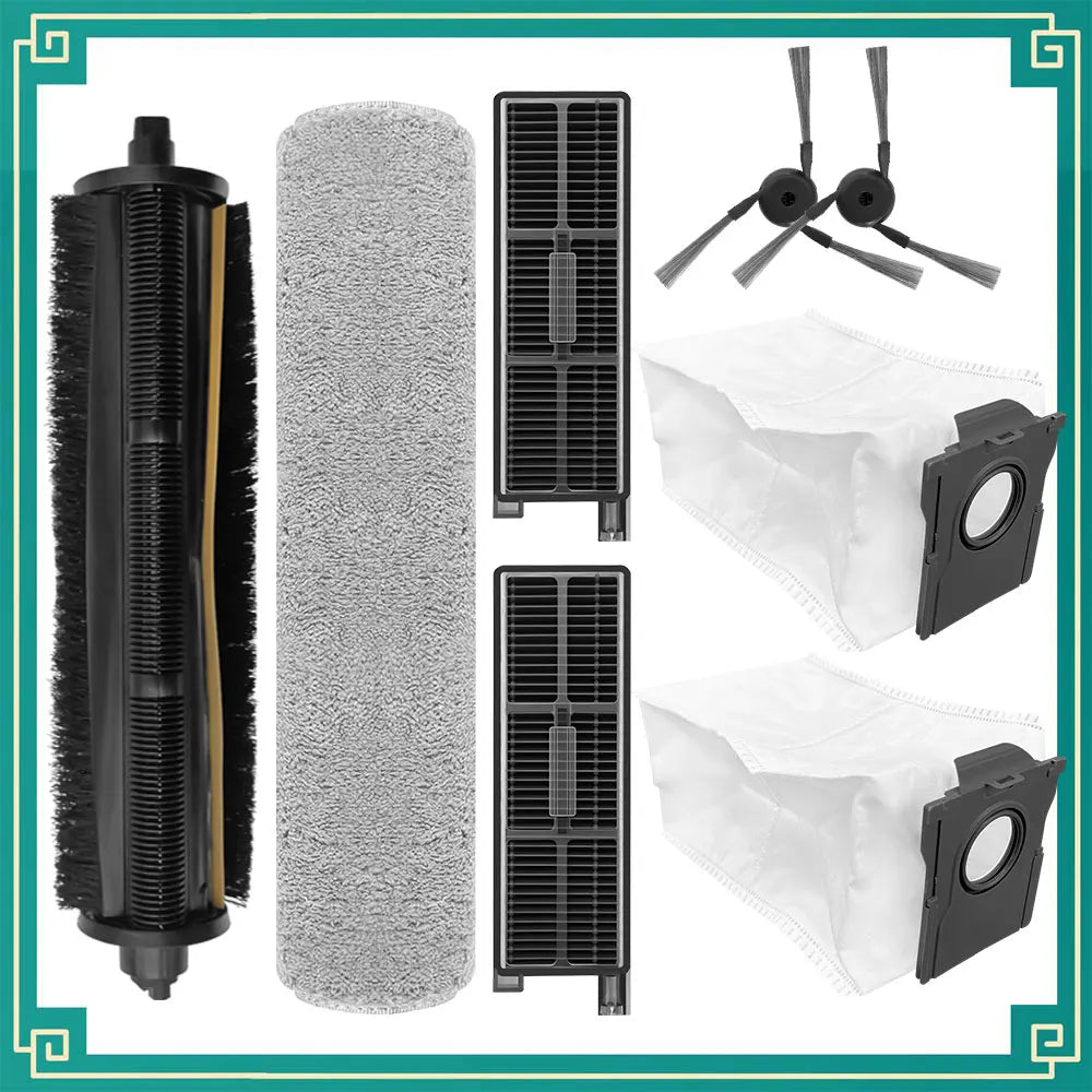 Fit For Mova Z50 Ultra Robot Vacuum Replacement Kits Main Side Brush HEPA Filter Dust Bag Accessories Parts