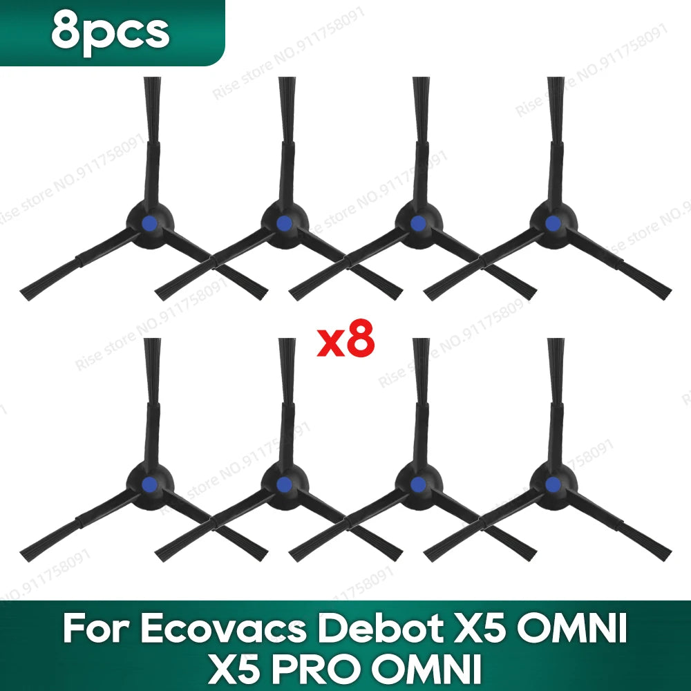Compatible for Ecovacs X5 OMNI / X5 PRO OMNI Robot Vacuum Cleaner Dust Bags Accessories Main Side Brush Mop Cloth Replacement