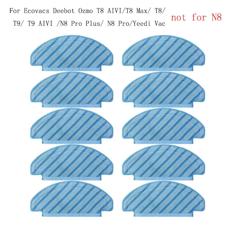 Washable Cloth Mop Pads For Ecovacs Deebot Ozmo T8 AIVI/T8 M
