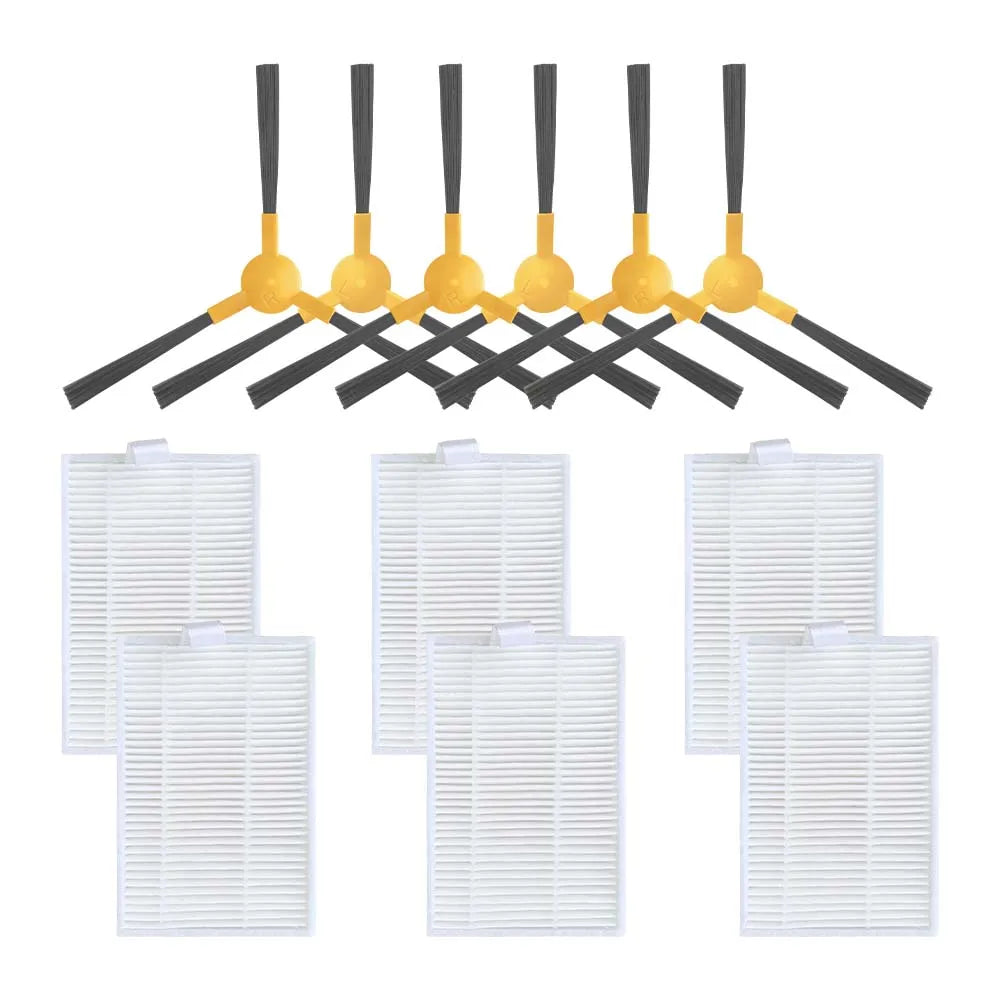 Compatible For ABIR X8 Robot Vacuum Cleaner Side Brush Hepa Filter Accessories Replacement Attachment Spare Parts Kit