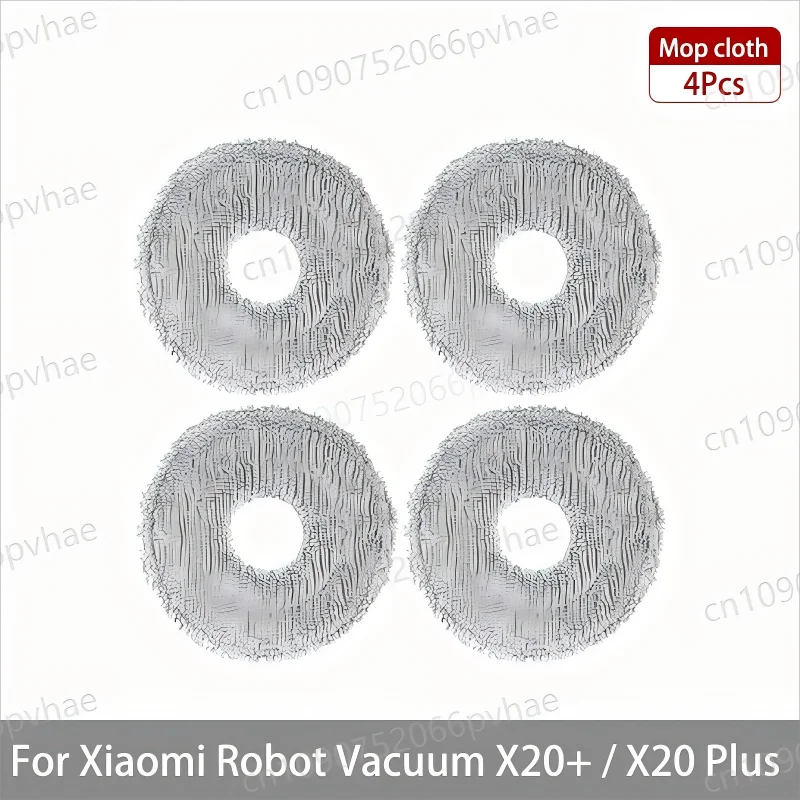 For Xiaomi Robot Vacuum X20+ / X20 Plus Parts Accessories Main Brush Side Brush Hepa Filter Mop Cloth Dust Bag Replacement Spare