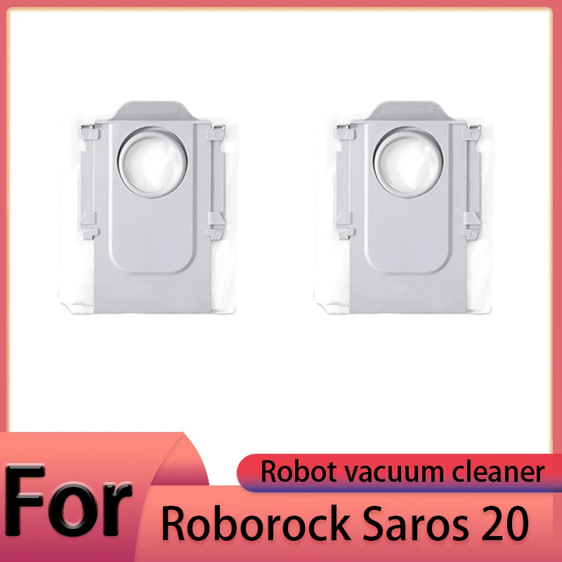 Roborock Saros 20 Robot Vacuum Cleaner Accessories Main Brush Side Brush HEPA Filter Mop Cloths Dust Bag Spare Parts