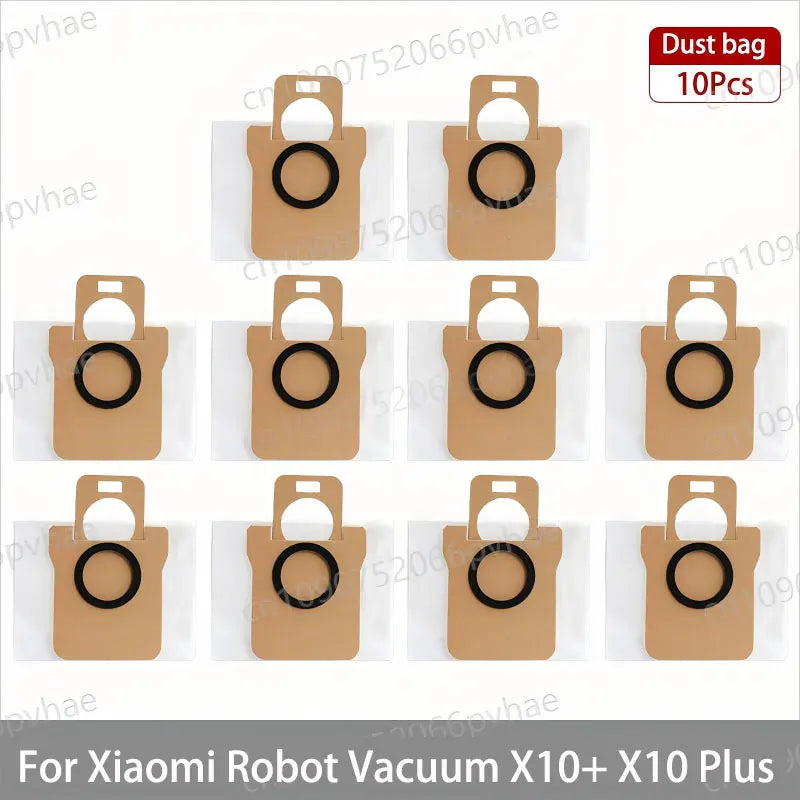 For Xiaomi Robot Vacuum X10+ / X10 Plus Parts Accessories Main Brush Side Brush Hepa Filter Mop Cloth Dust Bag Replacement Spare