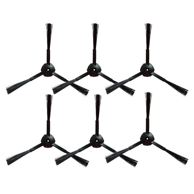 6Pcs Side Brush+4Pcs Filter Hepa for Ariete Briciola 2711 2712 2713 2717 ROBOT HOFER Cleaner Parts Accessories