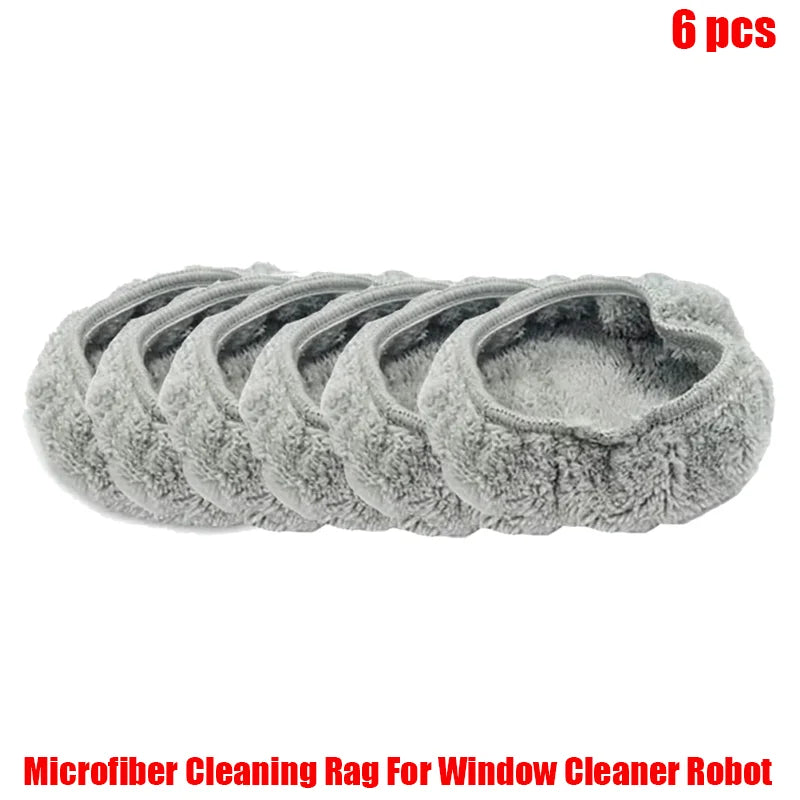Microfiber Cleaning Rag For Window Cleaner Robot Reusable 14.5cm Mops For Universal Round Robot Vacuum Cleaner Towel Dust Cloth