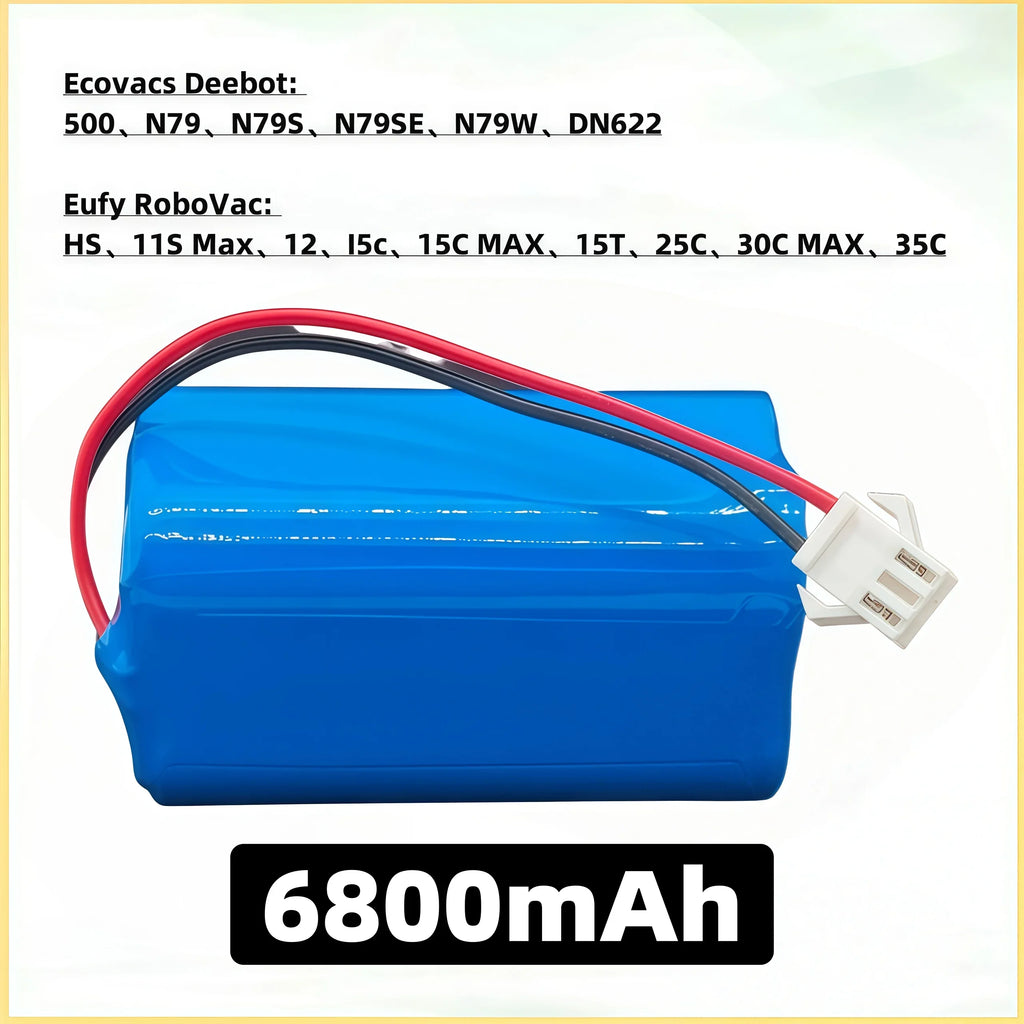 6800mah 14.4V Battery For eufy RoboVac 15C 15T 25C 30 30C 35