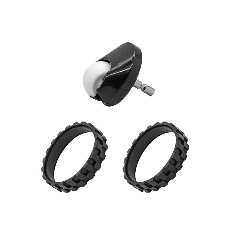 Front Wheel Tires Skin Parts For IRobot Roomba I7 E5 E6 500 600 700 800 900 Series Anti-Slip IRobot Roomba Cleaner Accessories