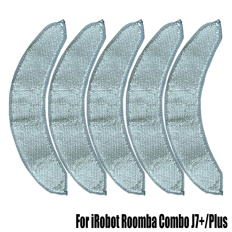 Replacement Washable Mop Reusable Wet Mopping Pads for IRobot Roomba Combo J7+/Plus Robot Vacuum Cleaner Mop Pad Accessories