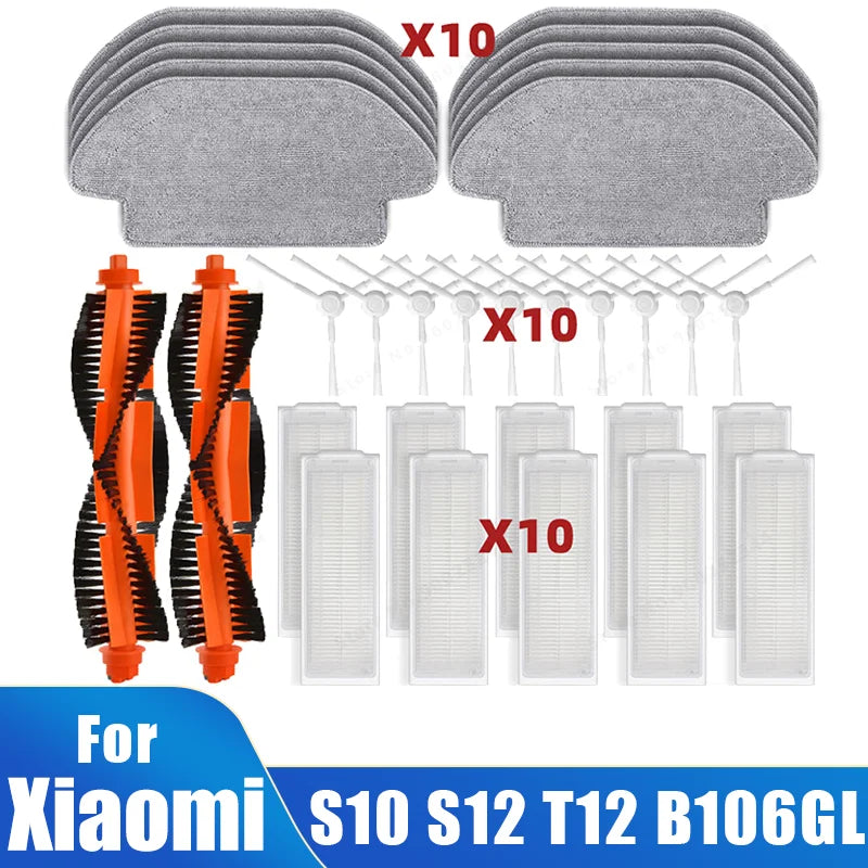 For Xiaomi Robot Vacuum S10 S12 T12 B106GL/Mop 2S XMSTJQR2S 