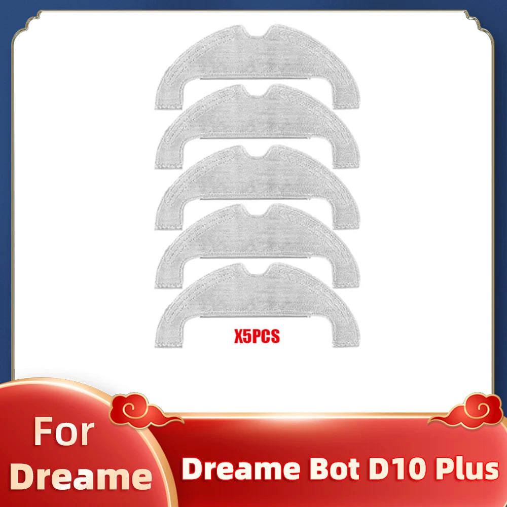 Replacement For Xiaomi Dreame Bot D10 Plus RLS3D Robot Vacuum Cleaner Main Brush Side Brush Hepa Filter Mop Dust Bag Spare Parts
