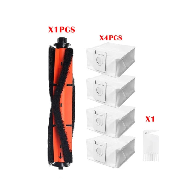 For Roidmi Eve Plus SDJ01RM Robotic Vacuum Cleaner Spare Parts Mop Cloth Hepa Filter Main Brush Side Brush Dust Bag Accessories
