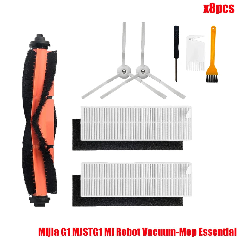 For Xiaomi Mijia G1 MJSTG1 Mi Robot Vacuum Mop Essential Vacuum Cleaner Side / Main Brush Cover Hepa Filter Mop Cloth Parts