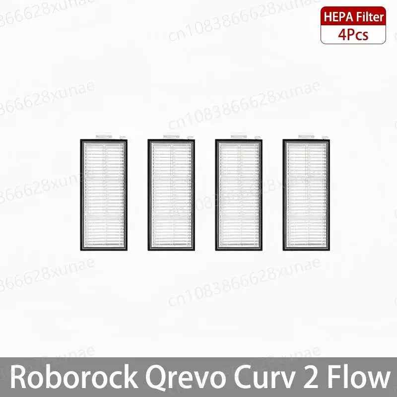 Roborock Qrevo Curv 2 Flow/Qrevo Curv 2 Flow Robot Vacuum Accessorie Main Side Brushe Mop Cloth HEPA Filter Dust Bag Spare Parts