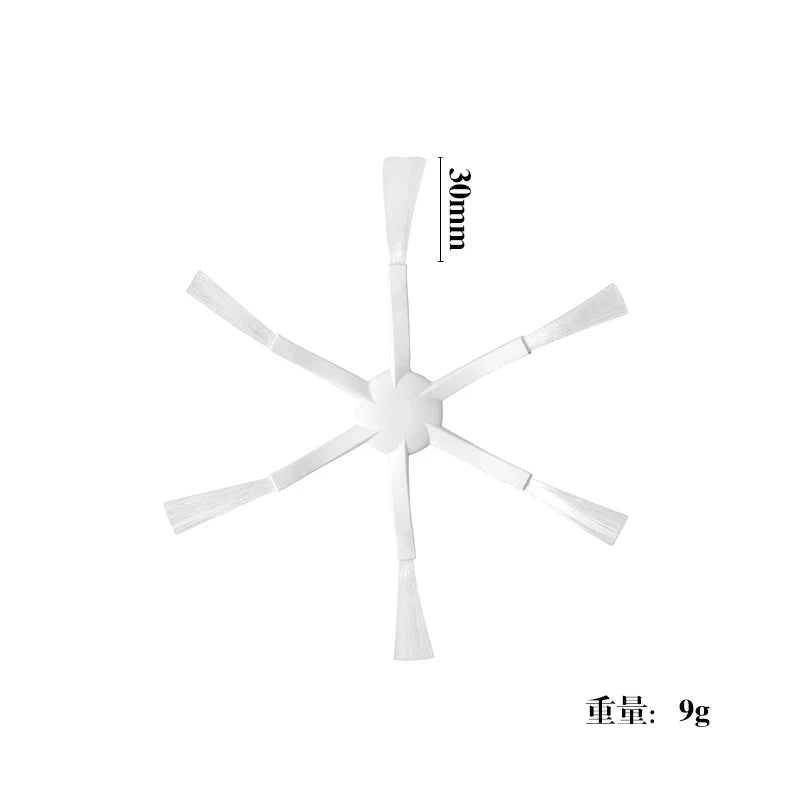 6-Arms Side Brush Replacement Accessories For Xiaomi Mijia 1