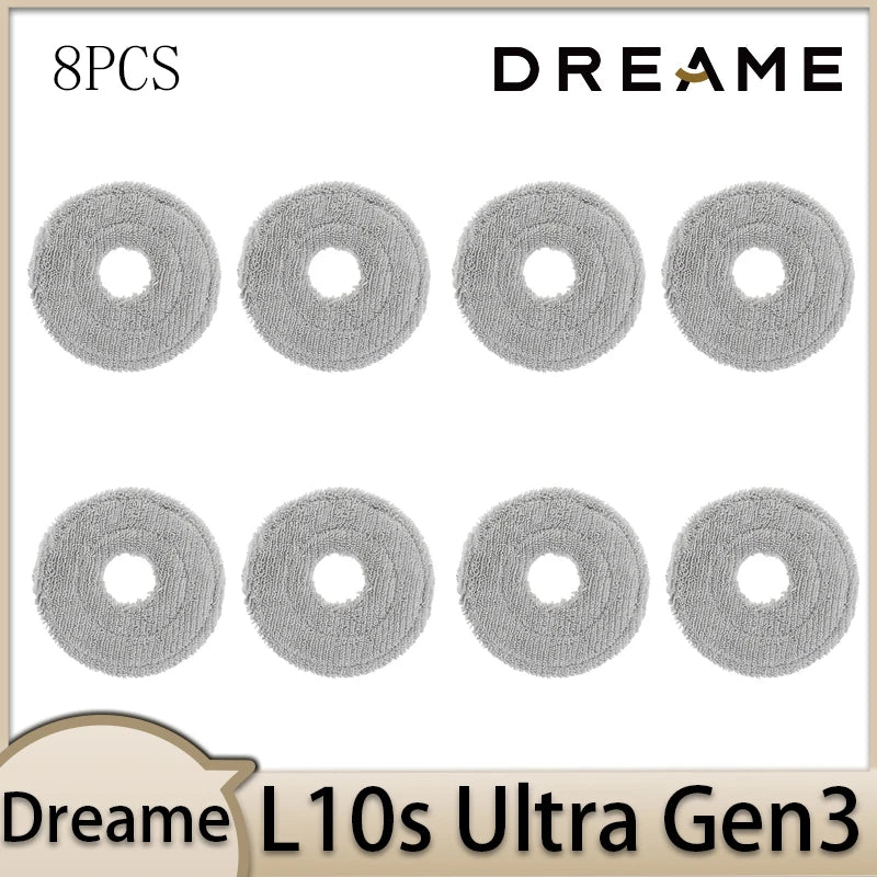 Dreame L10s Ultra Gen3 Robot Vacuum Cleaner Accessories Main Brush Side Brush HEPA Filter Mop Cloths Dust Bag Par