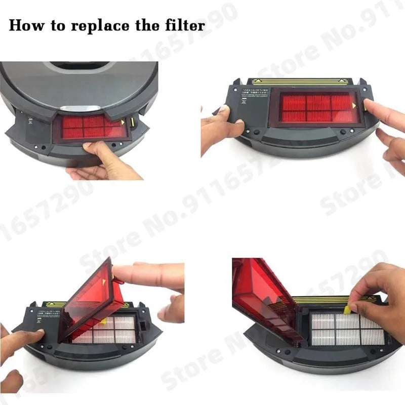 Main Side Brush HEPA Filter For IRobot Roomba 800 900 Series