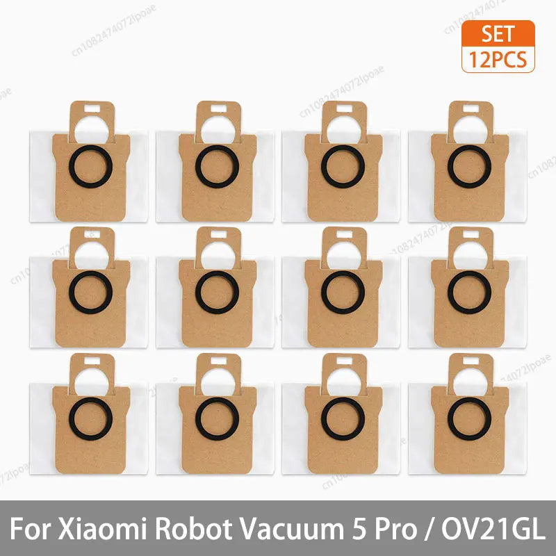For Xiaomi Robot Vacuum 5 Pro / OV21GL Cleaner Accessories Main Brush Side Brush Hepa Filter Mop Cloth Dust Bag Parts Spare