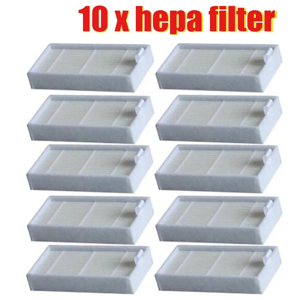 For ILife V5 V5S V3 V3S V5Pro V50 V55 X5 Robot Vacuum Cleaner Spare Parts Side Brush HEPA Filter Mop Velcro Replacement Parts