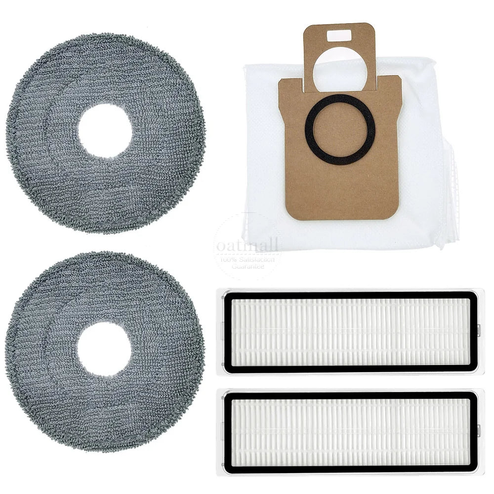 Compatible with Xiaomi Robot Vacuum X20 Plus / X20+ Accessories Vacuum Cleaner Spare Parts Replacement Kit Brush Filter Mop Pads