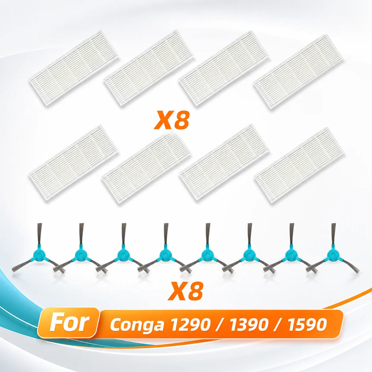 Compatible For Conga 1290 1390 1590 Robot Vacuum Cleaner Sid