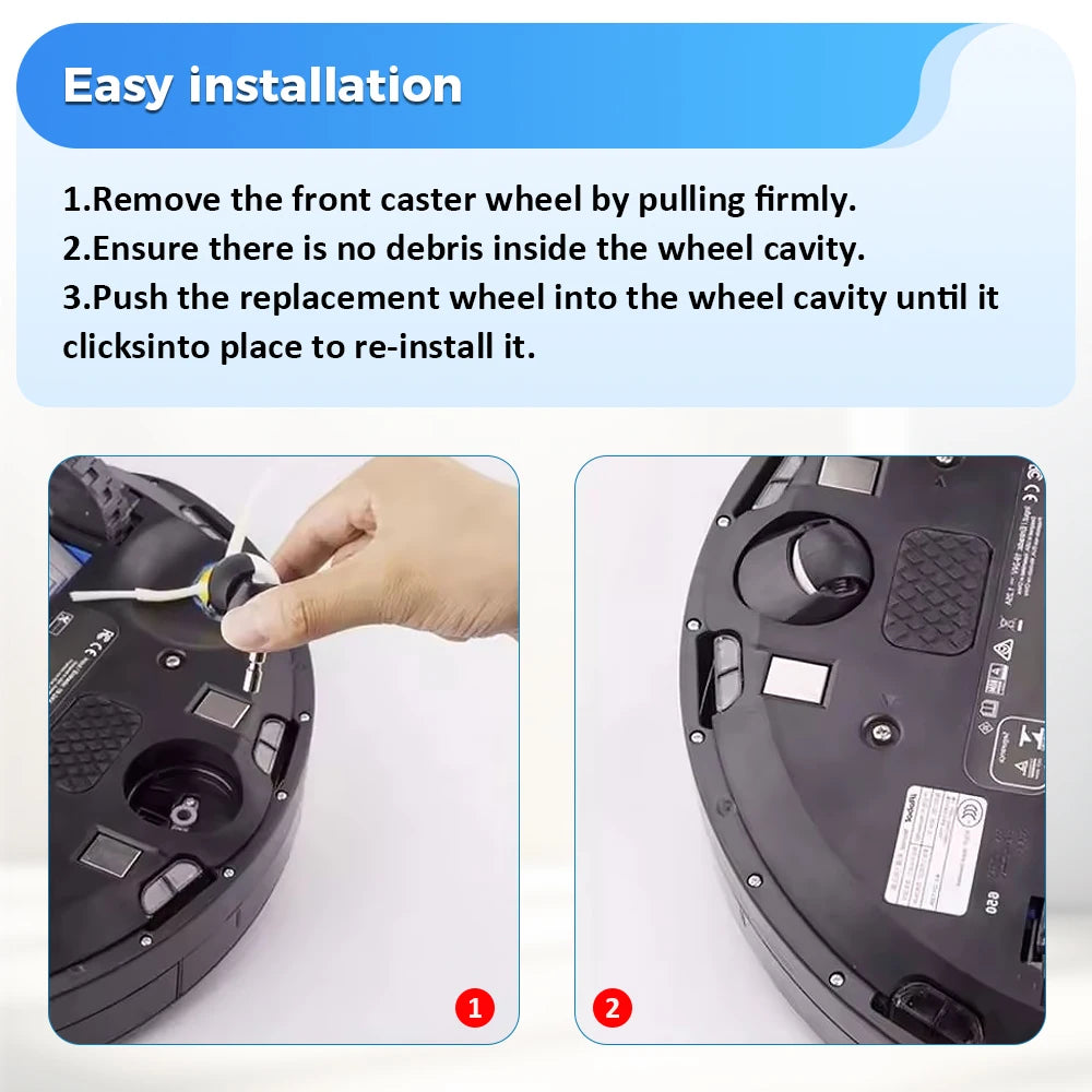 Casters Front Wheel for Xiaomi 1S 1C For Roborock S5 S50 S6 
