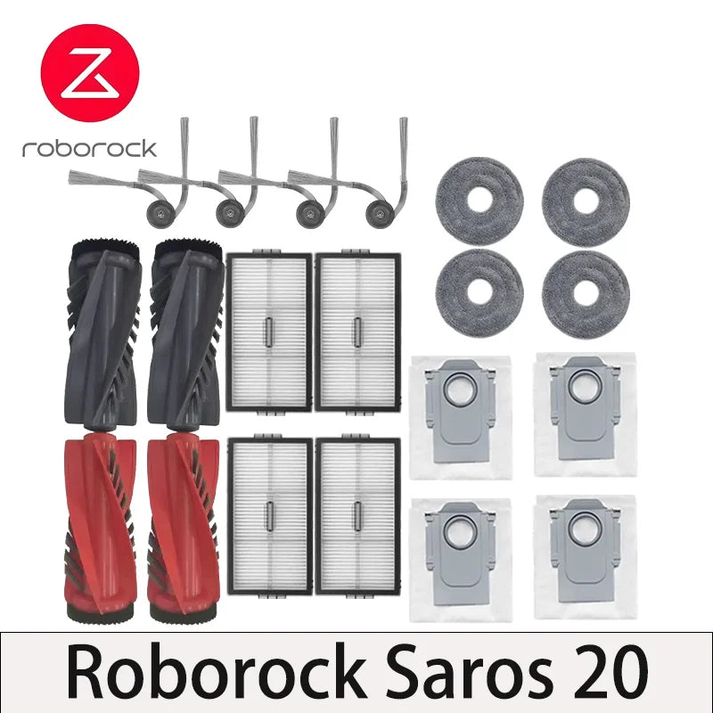 Roborock Saros 20 Robot Vacuum Cleaner Accessories Main Side