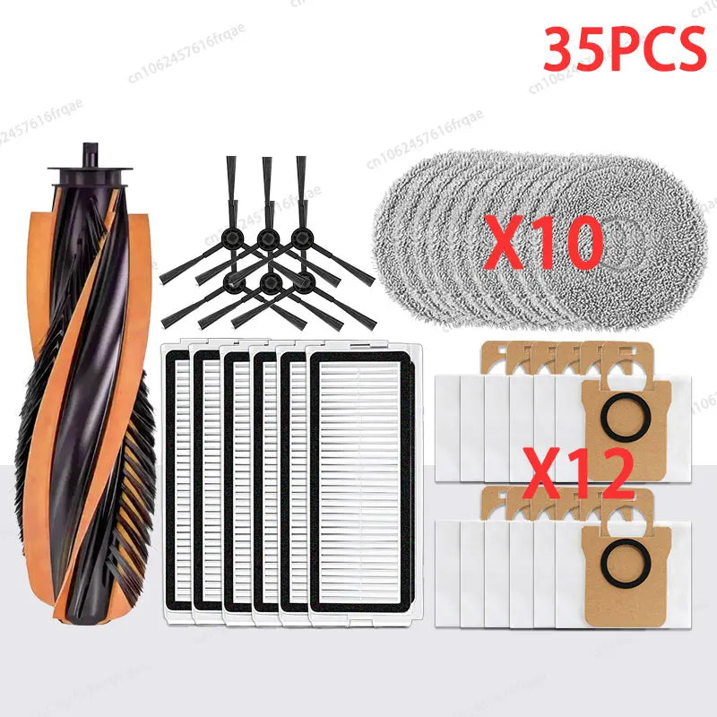 For JONR P20 PRO / T5 Pro Robot Vacuum Cleaner Accessories Main Side Brush Hepa Filter Mop Cloth Dust Bag Replacement Spare Part