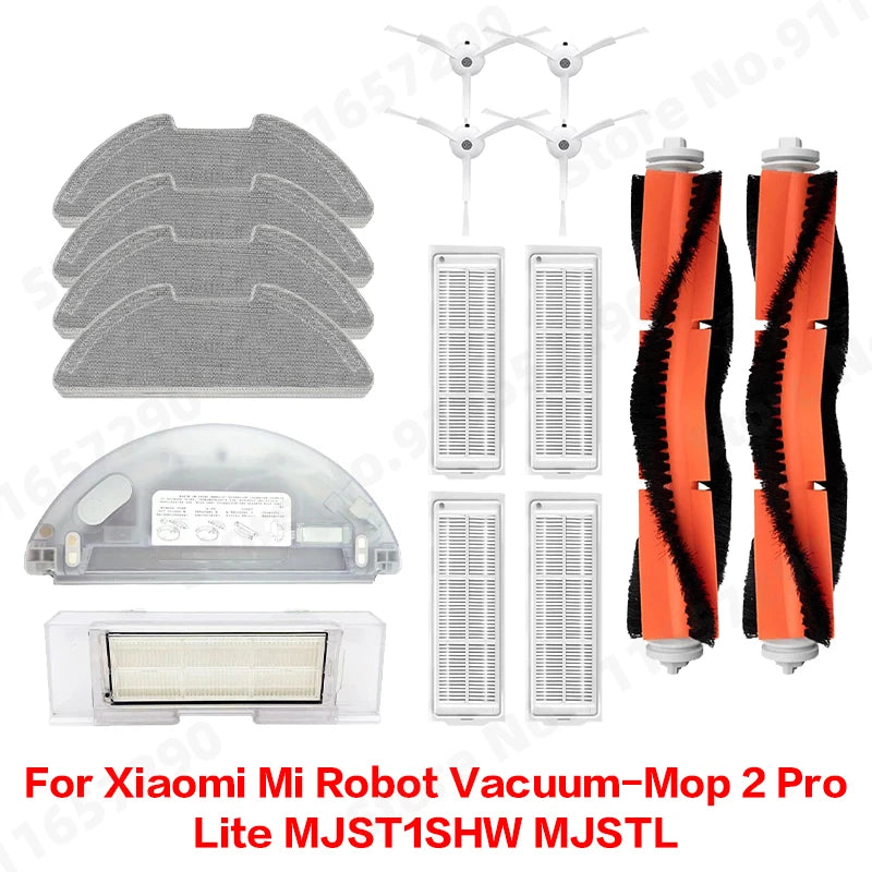 For Xiaomi Mi Robot Vacuum-Mop 2 Pro/Lite MJST1SHW MJSTL Side Main Brush Water Tank Dust Box Mop Cloth HEPA Filter Accessories