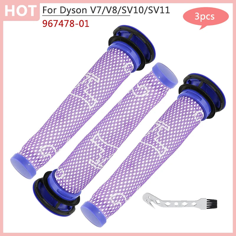 For Dyson V7 V8 SV10 SV11 Spare Parts Handhold Robot Vacuum Cleaner Front Rear Hepa Filter Home Accessories 967478-01