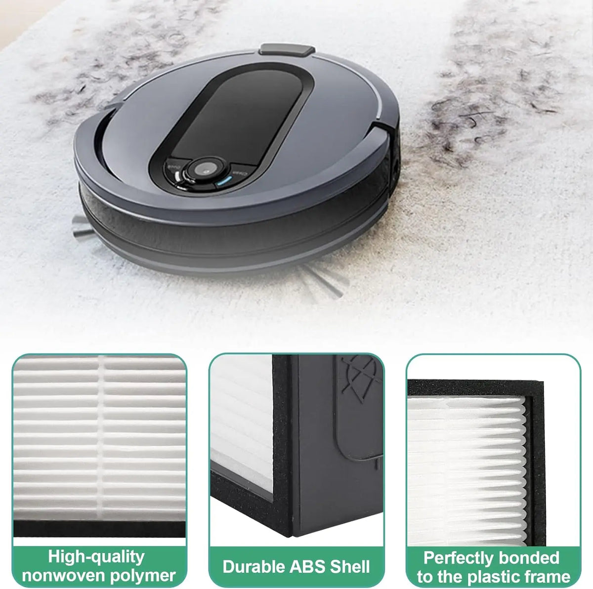 Hepa Filter For iRobot Roomba I&E Series i7 i7+/plus i3 i3+ 