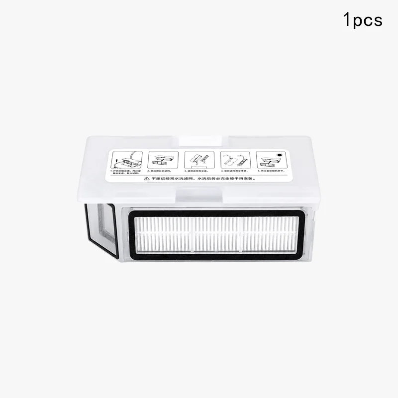 For Xiaomi H50 PRO / H50 Robot Vacuum Parts Main Brush Side Brush Hepa Filter Mop Cloth Dust Bag Replacement Accessories