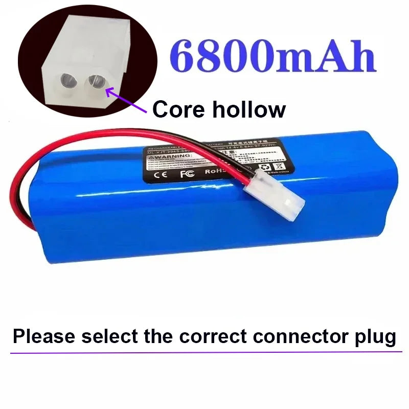 100% New 6800mAh Battery For Viomi V3 Max V-RVCLM27B Robot Vacuum Cleaner