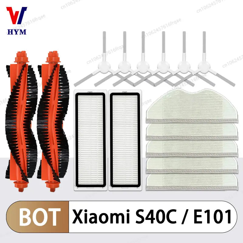 For Xiaomi Robot Vacuum S40C / E101 Accessories Main Side Br